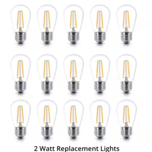 2 Watt S14 Dimmable LED Bulbs